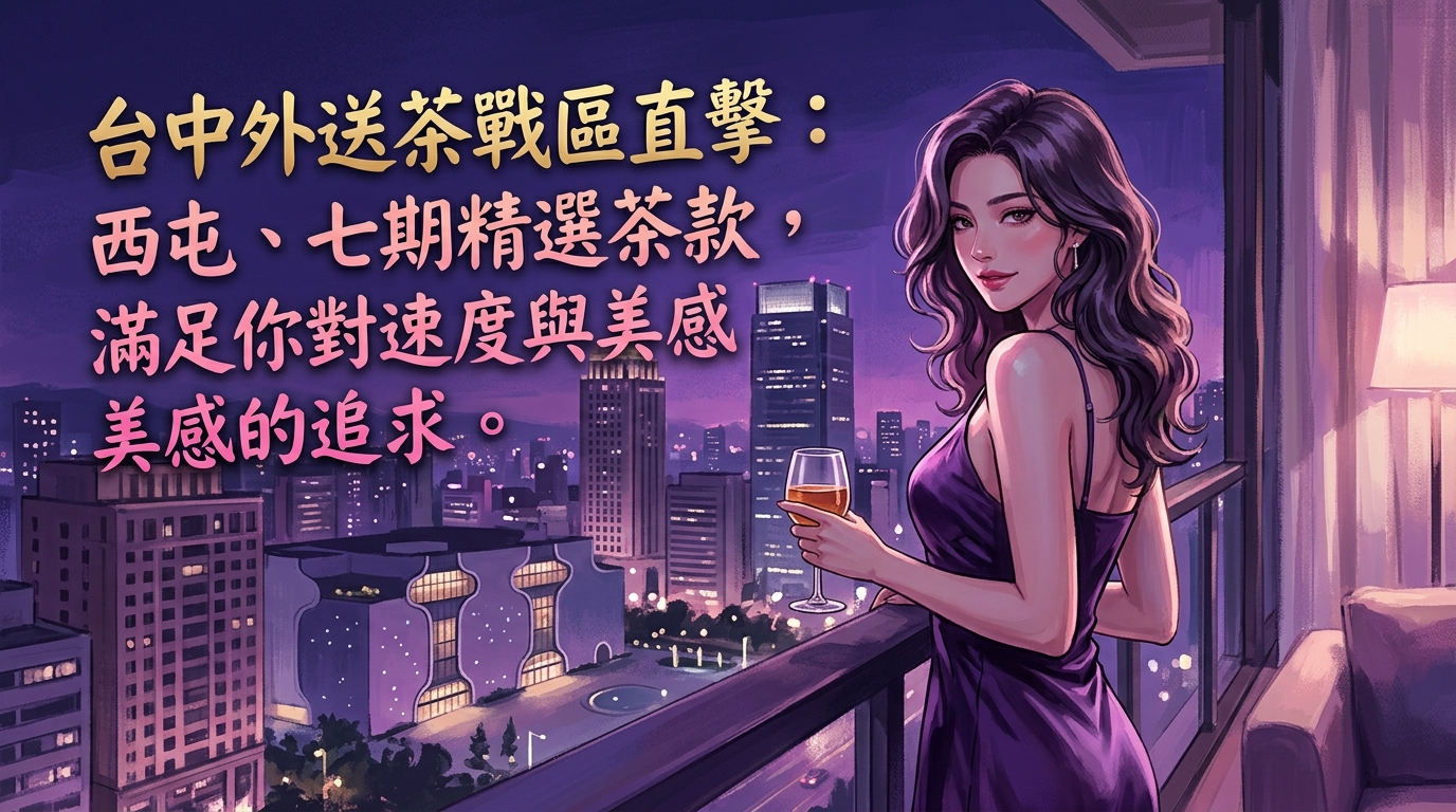 台中外送茶戰區直擊：西屯、七期精選茶款，滿足你對速度與美感的追求。