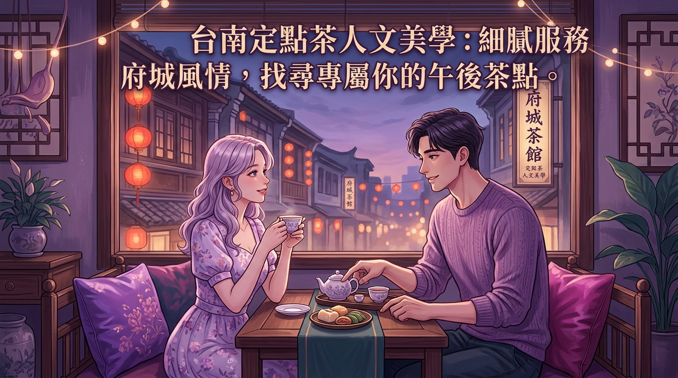 台南定點茶人文美學：細膩服務與府城風情，找尋專屬你的午後茶點。