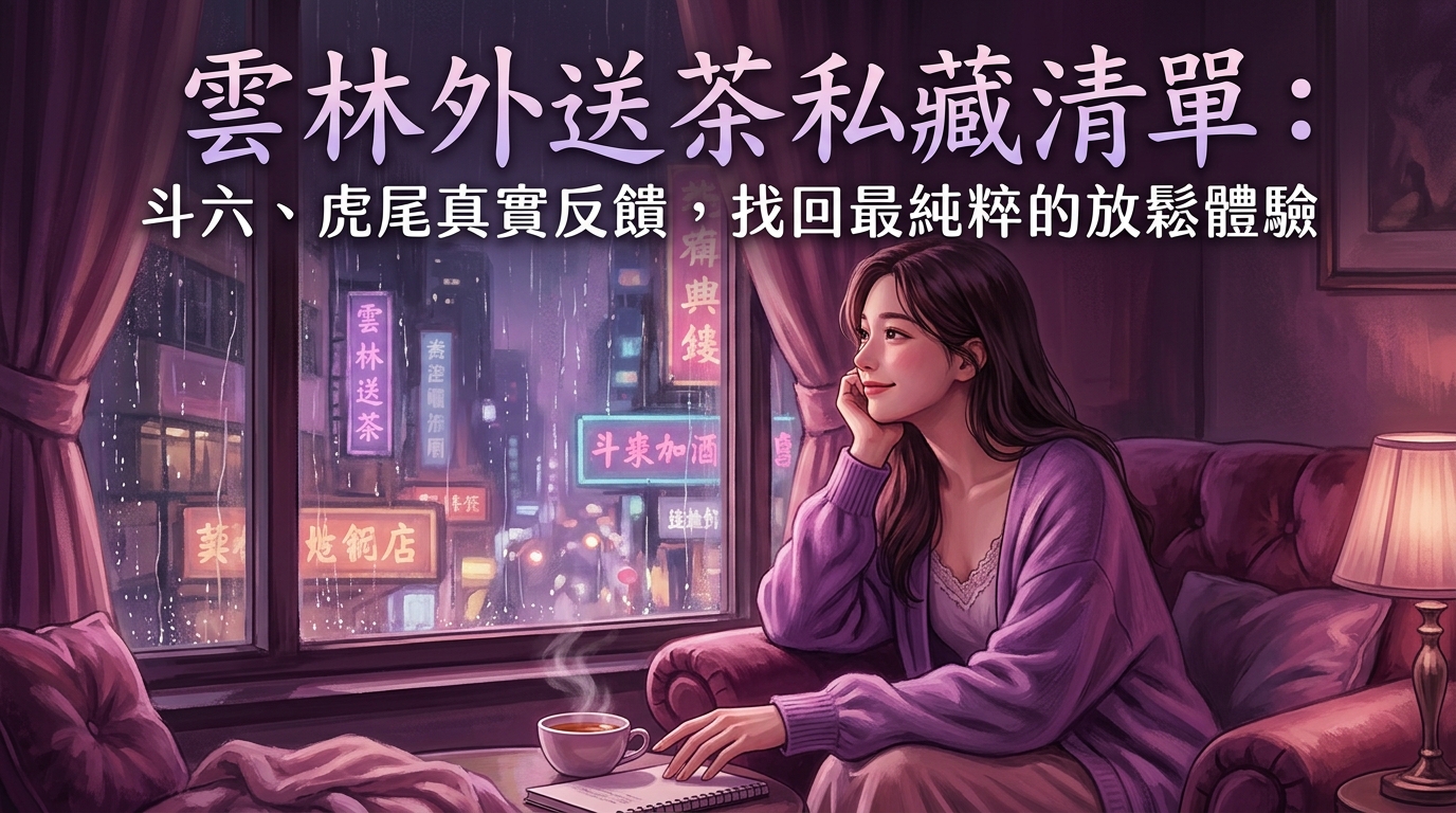 雲林外送茶私藏清單：斗六、虎尾真實反饋，找回最純粹的放鬆體驗。