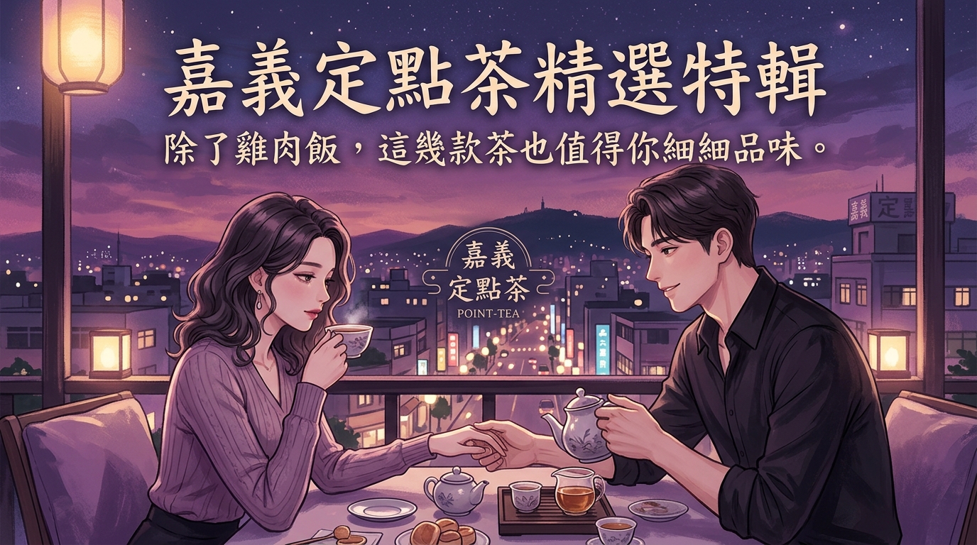 嘉義定點茶精選特輯:除了雞肉飯,這幾款茶也值得你細細品味。