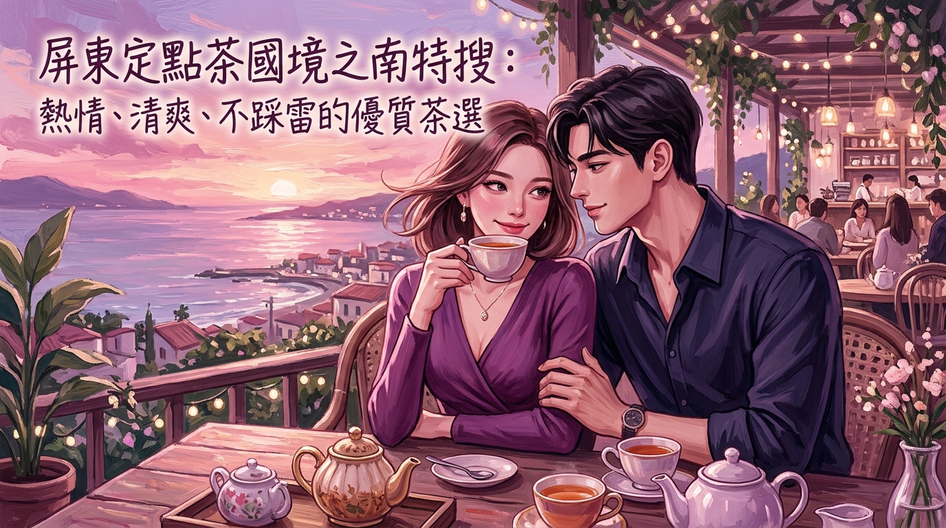 屏東定點茶國境之南特搜：熱情、清爽、不踩雷的優質茶選。