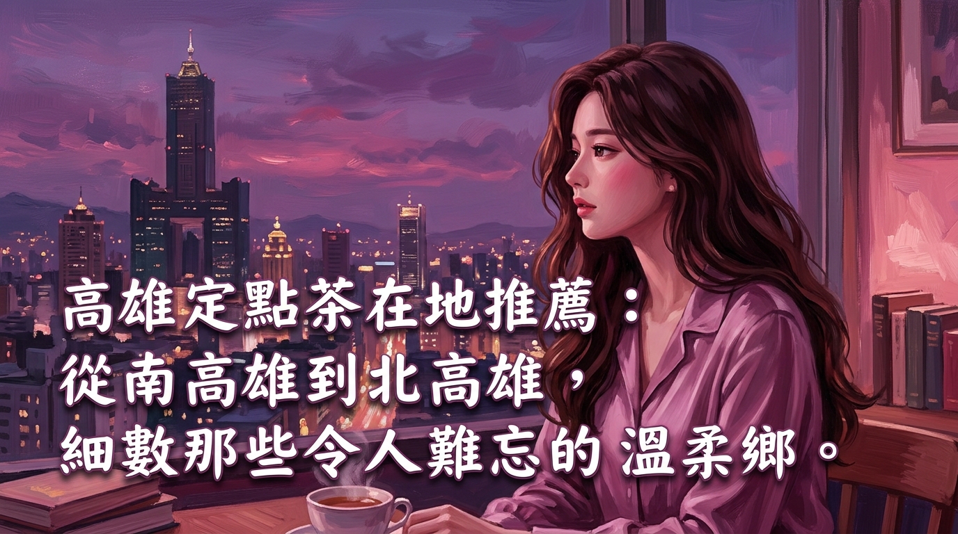高雄定點茶在地推薦：從南高雄到北高雄，細數那些令人難忘的溫柔鄉。