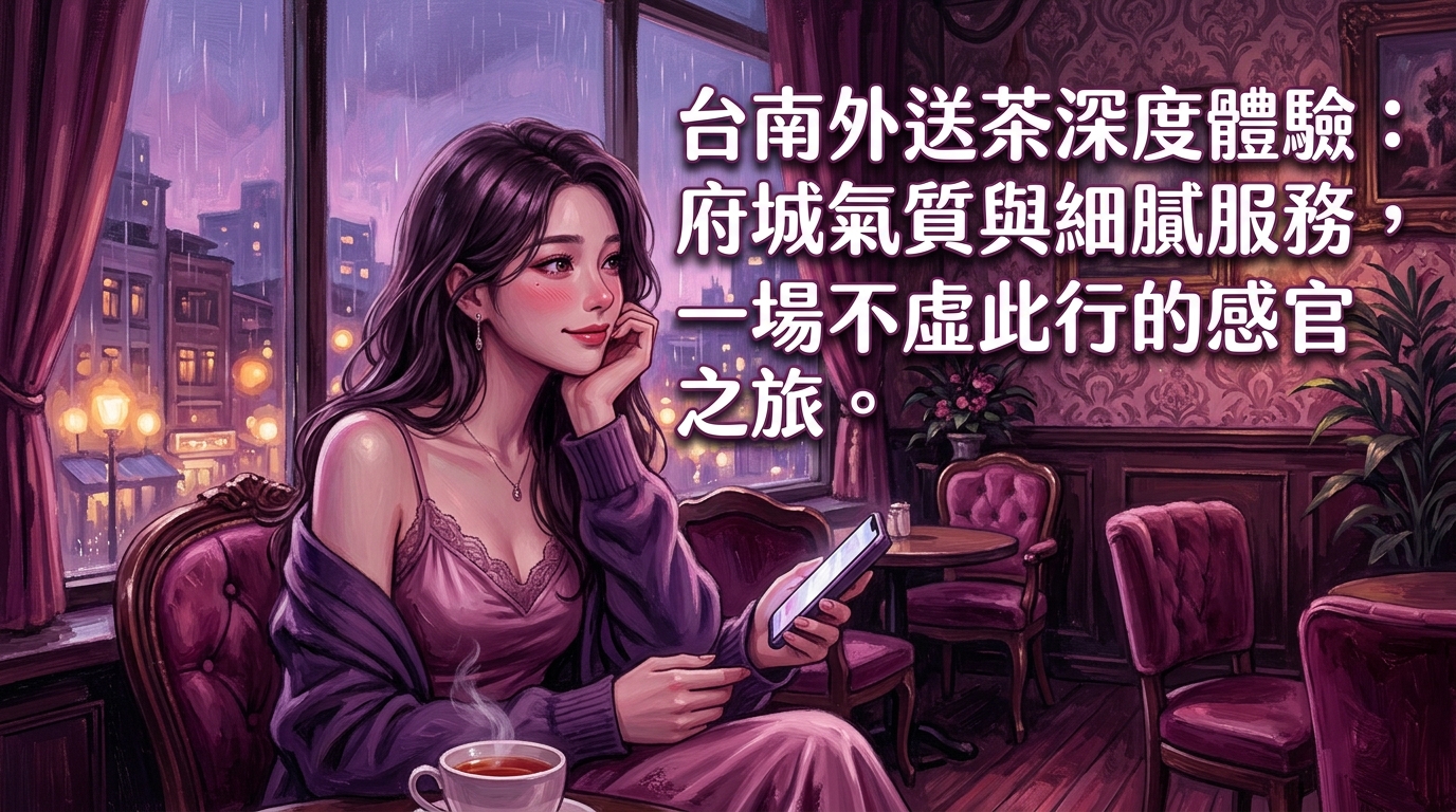 台南外送茶深度體驗：府城氣質與細膩服務，一場不虛此行的感官之旅。
