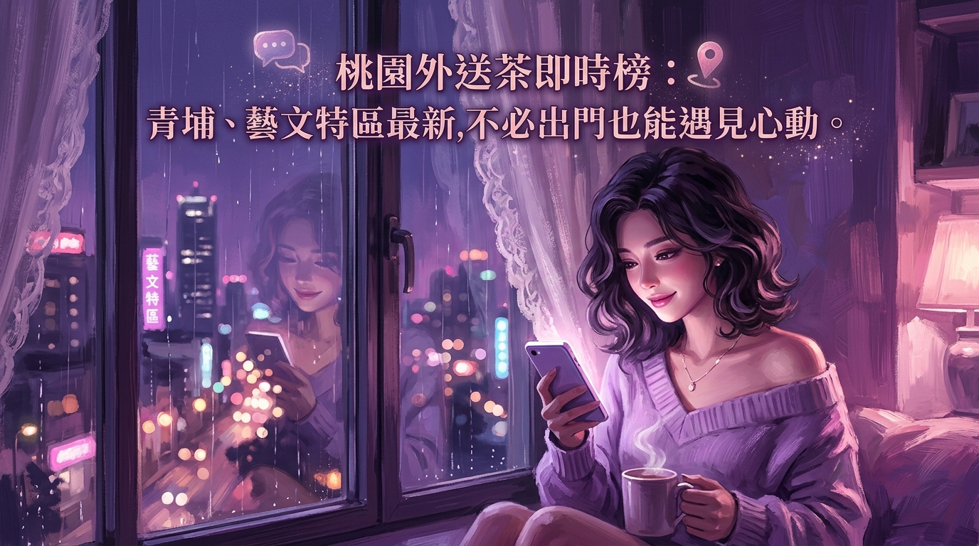桃園外送茶即時榜：青埔、藝文特區最新茶訊，不必出門也能遇見心動。