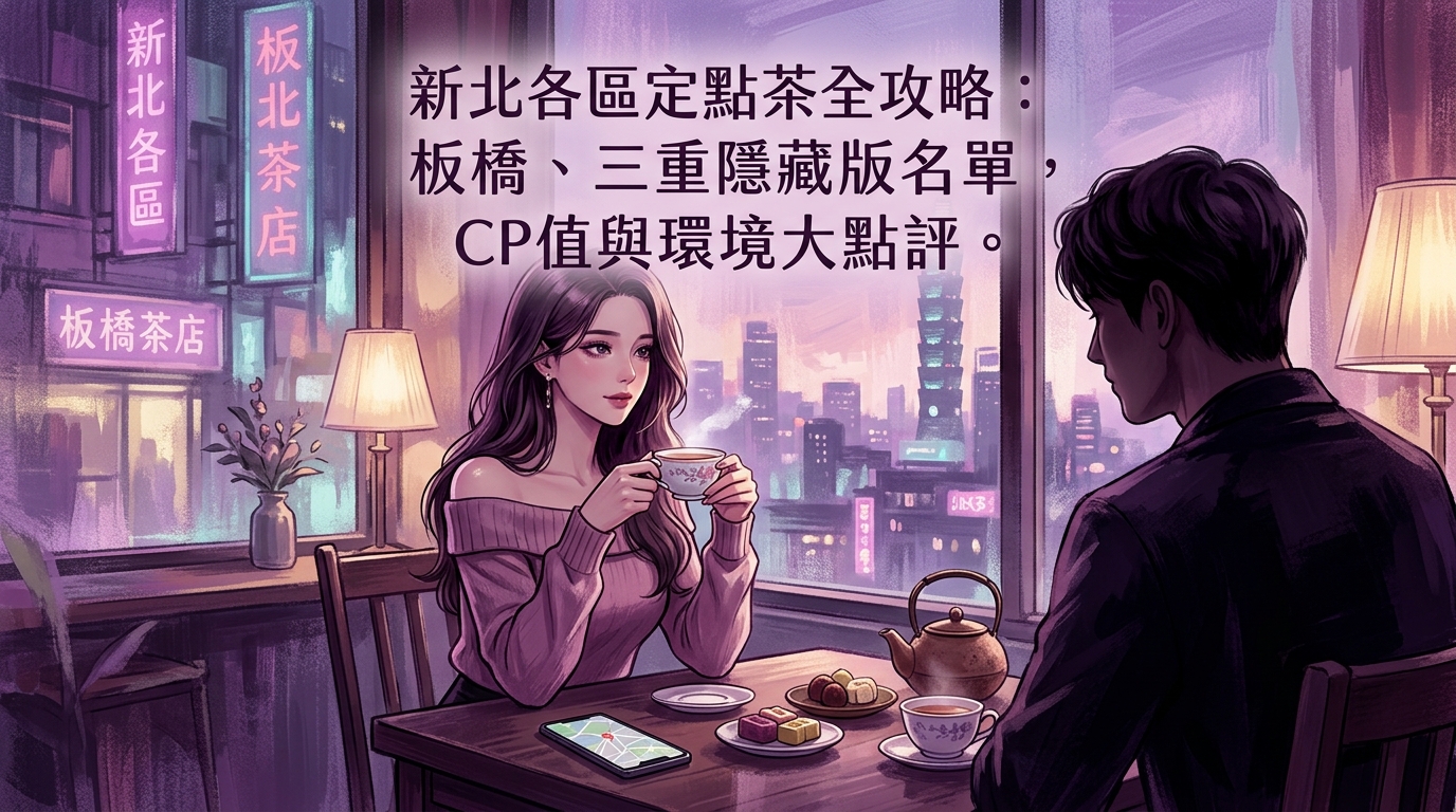 新北各區定點茶全攻略：板橋、三重隱藏版名單，CP值與環境大點評。