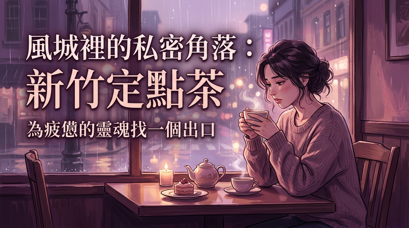 風城裡的私密角落:新竹定點茶,為疲憊的靈魂找一個出口。
