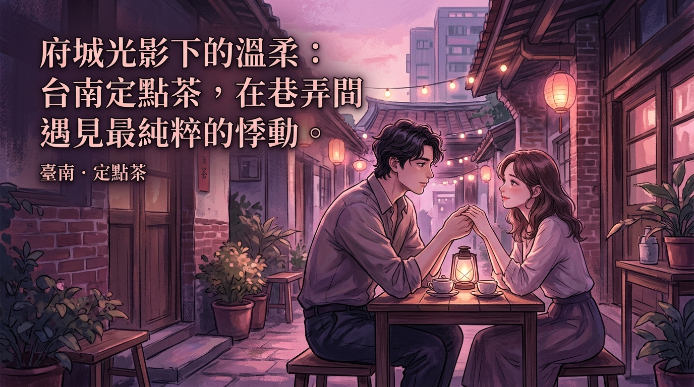 府城光影下的溫柔:台南定點茶,在巷弄間遇見最純粹的悸動。