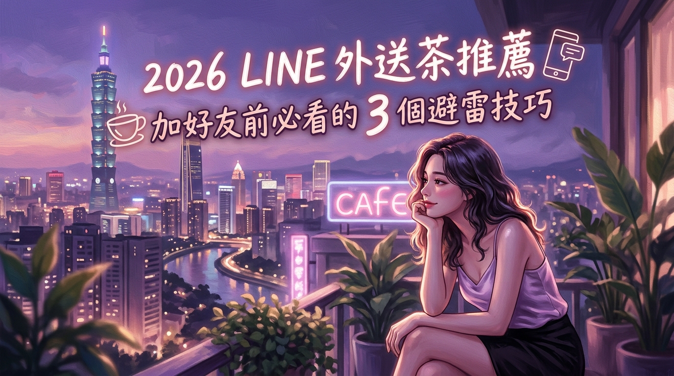 2026 LINE 外送茶推薦：加好友前必看的 3 個避雷技巧。