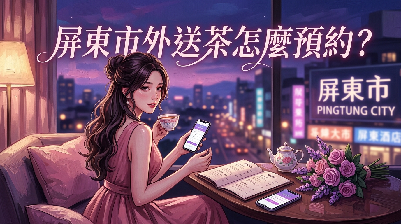 屏東市外送茶怎麼預約?