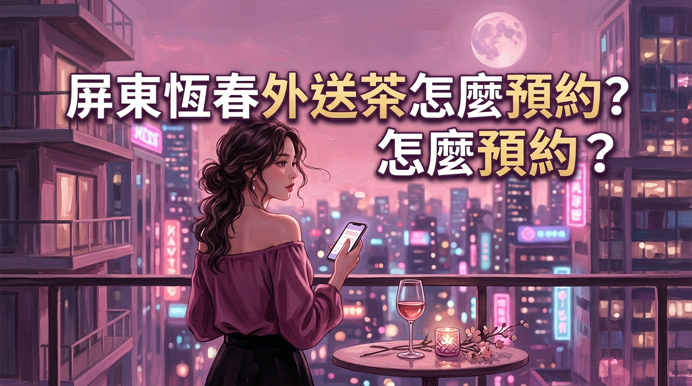 屏東恆春外送茶怎麼預約?