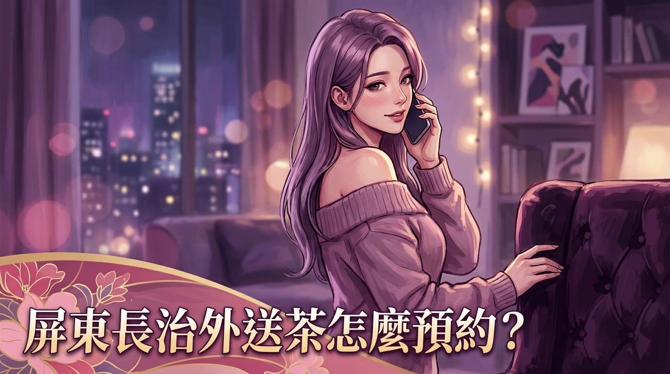 屏東長治外送茶怎麼預約?