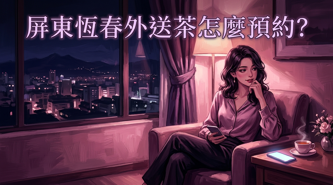 屏東恆春外送茶怎麼預約?
