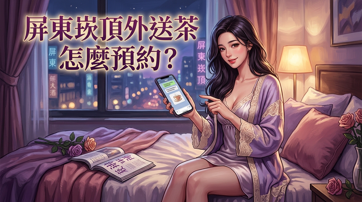 屏東崁頂外送茶怎麼預約?