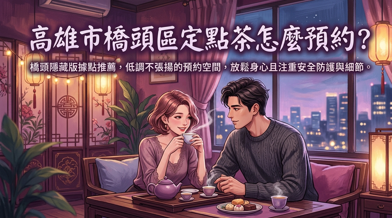 高雄市橋頭區定點茶怎麼預約？ 橋頭隱藏版據點推薦，低調不張揚的預約空間，放鬆身心且注重安全防護與細節。
