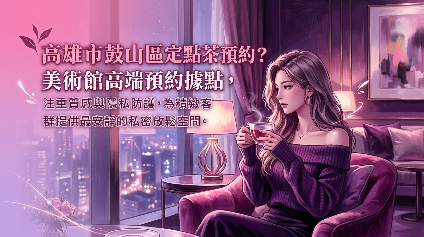 高雄市鼓山區定點茶怎麼預約？ 美術館高端預約據點，注重質感與隱私防護，為精緻客群提供最安靜的私密放鬆空間。