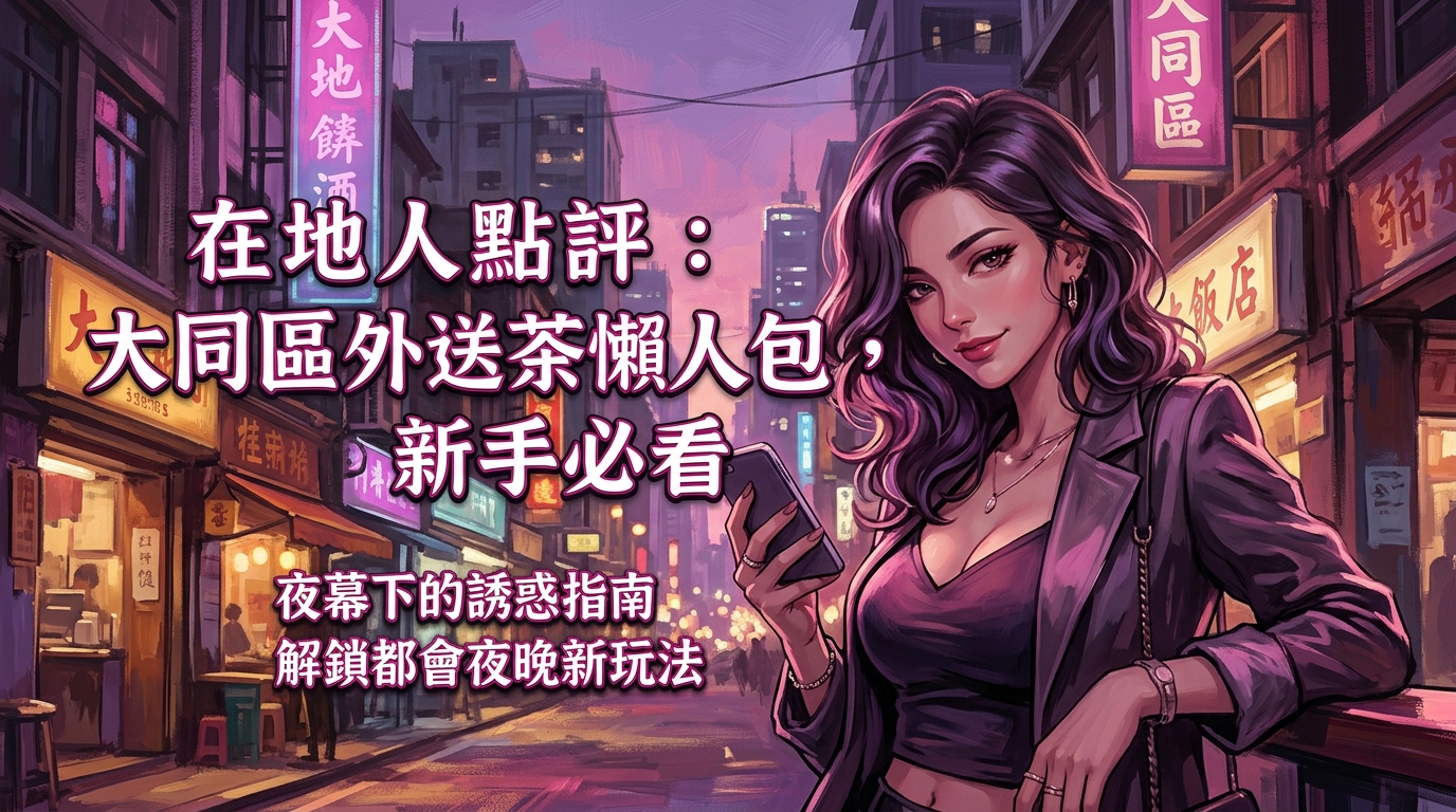 在地人點評：大同區外送茶懶人包，新手必看