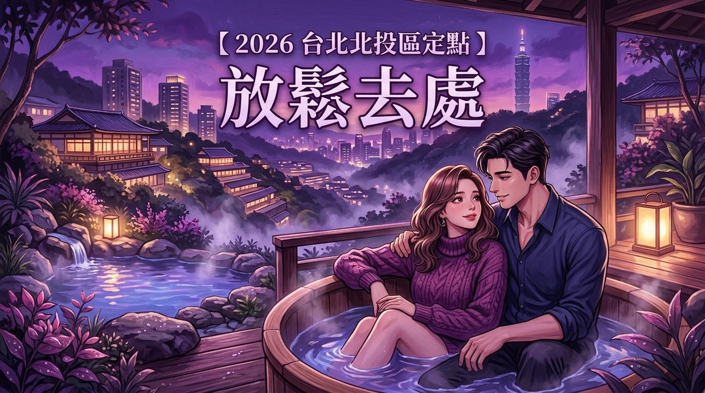【2026 台北北投區定點 】放鬆去處
