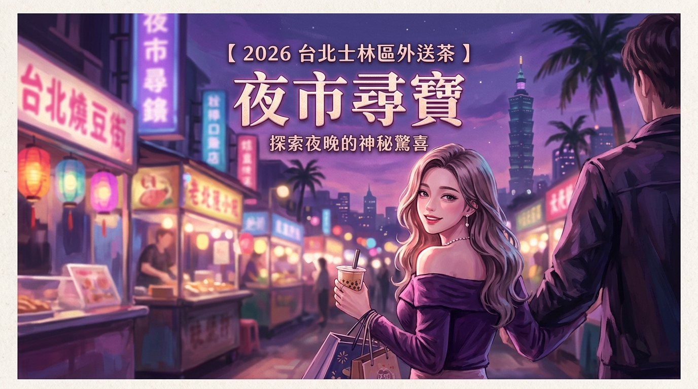 【2026 台北士林區外送茶 】夜市尋寶