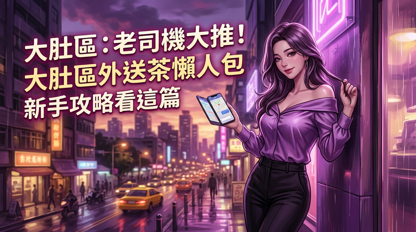 大肚區：老司機大推！大肚區外送茶懶人包，新手攻略看這篇