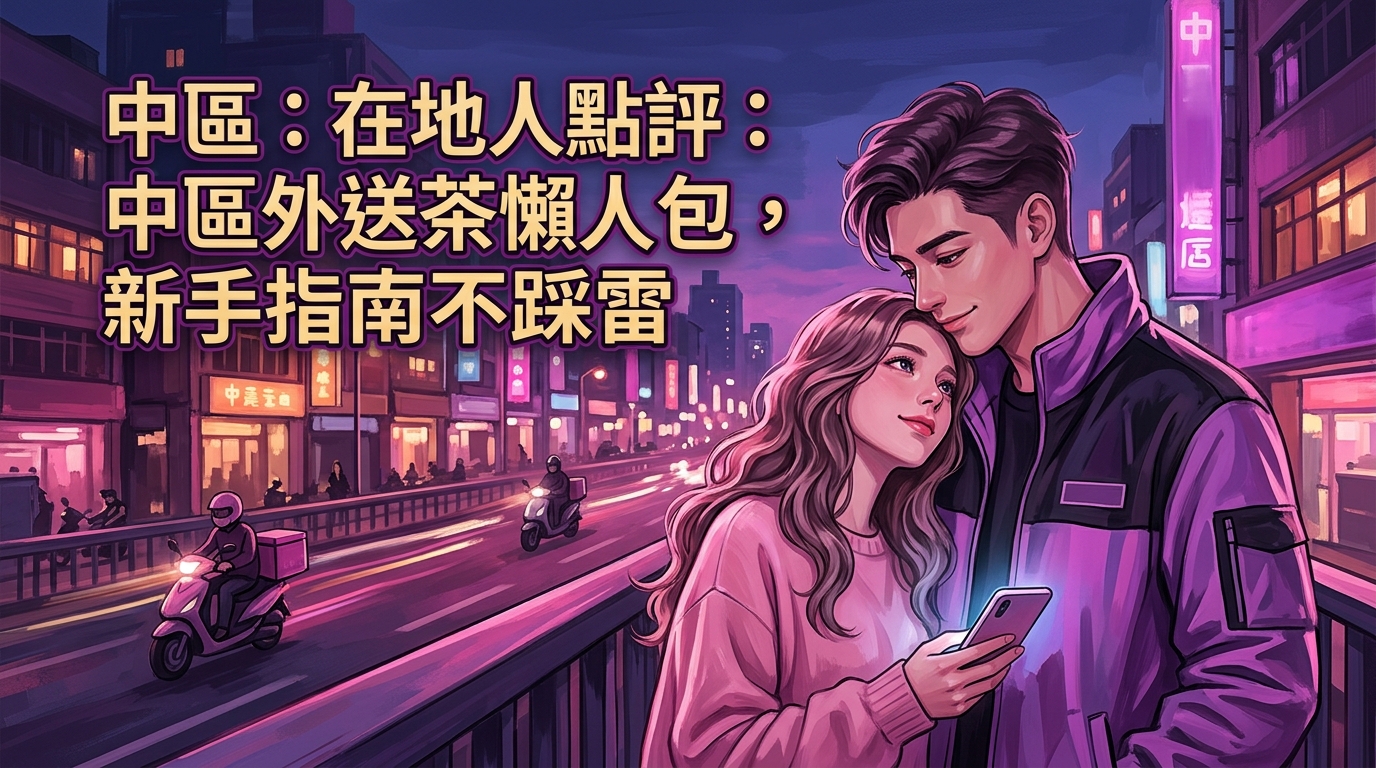 中區：在地人點評：中區外送茶懶人包，新手指南不踩雷
