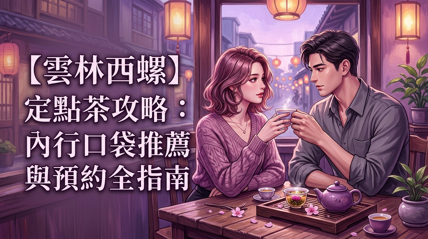 【雲林西螺】定點茶攻略：內行口袋推薦與預約全指南