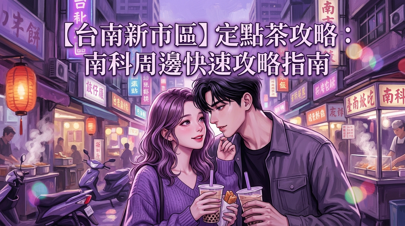 【台南新市區】定點茶攻略：南科周邊快速攻略指南