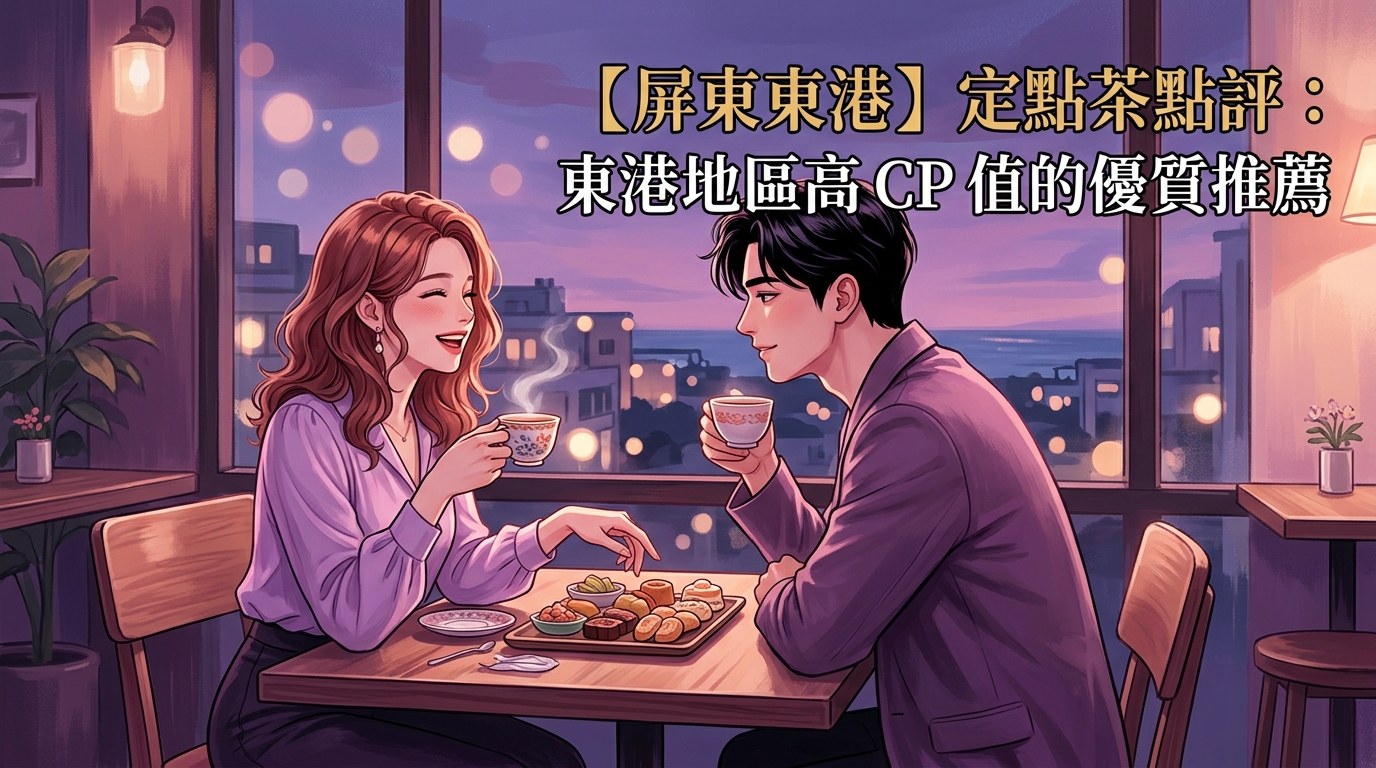 【屏東東港】定點茶點評：東港地區高 CP 值的優質推薦