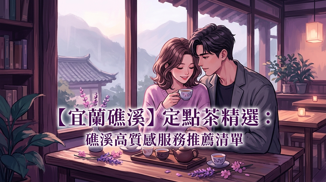【宜蘭礁溪】定點茶精選：礁溪高質感服務推薦清單