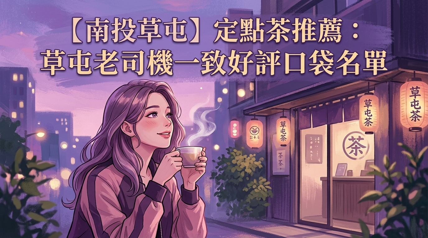 【南投草屯】定點茶推薦：草屯老司機一致好評口袋名單