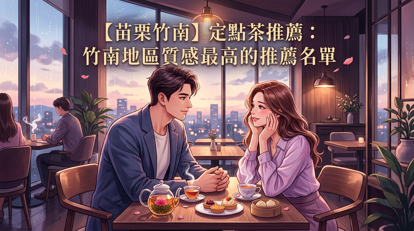 【苗栗竹南】定點茶推薦：竹南地區質感最高的推薦名單