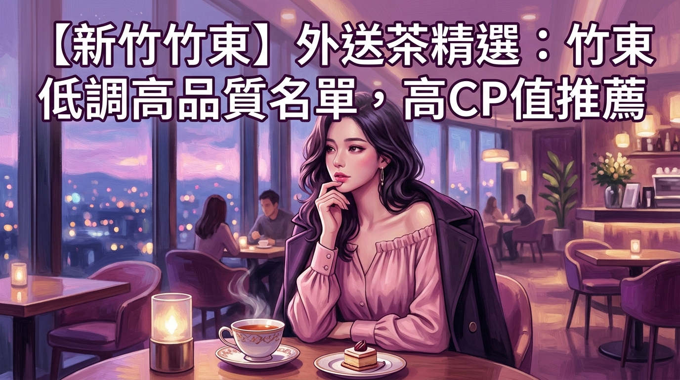 【新竹竹東】外送茶精選：竹東低調高品質名單，高CP值推薦