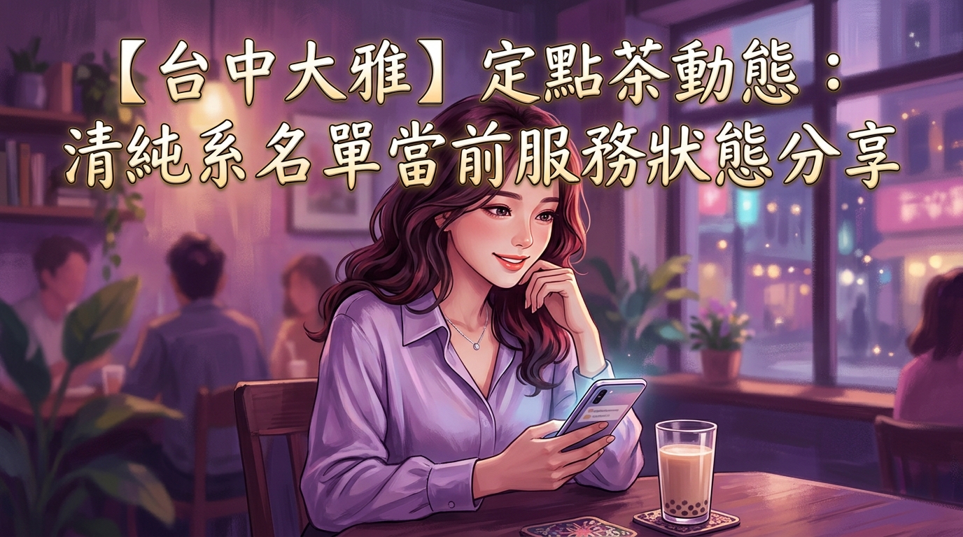 【台中大雅】定點茶動態:清純系名單當前服務狀態分享