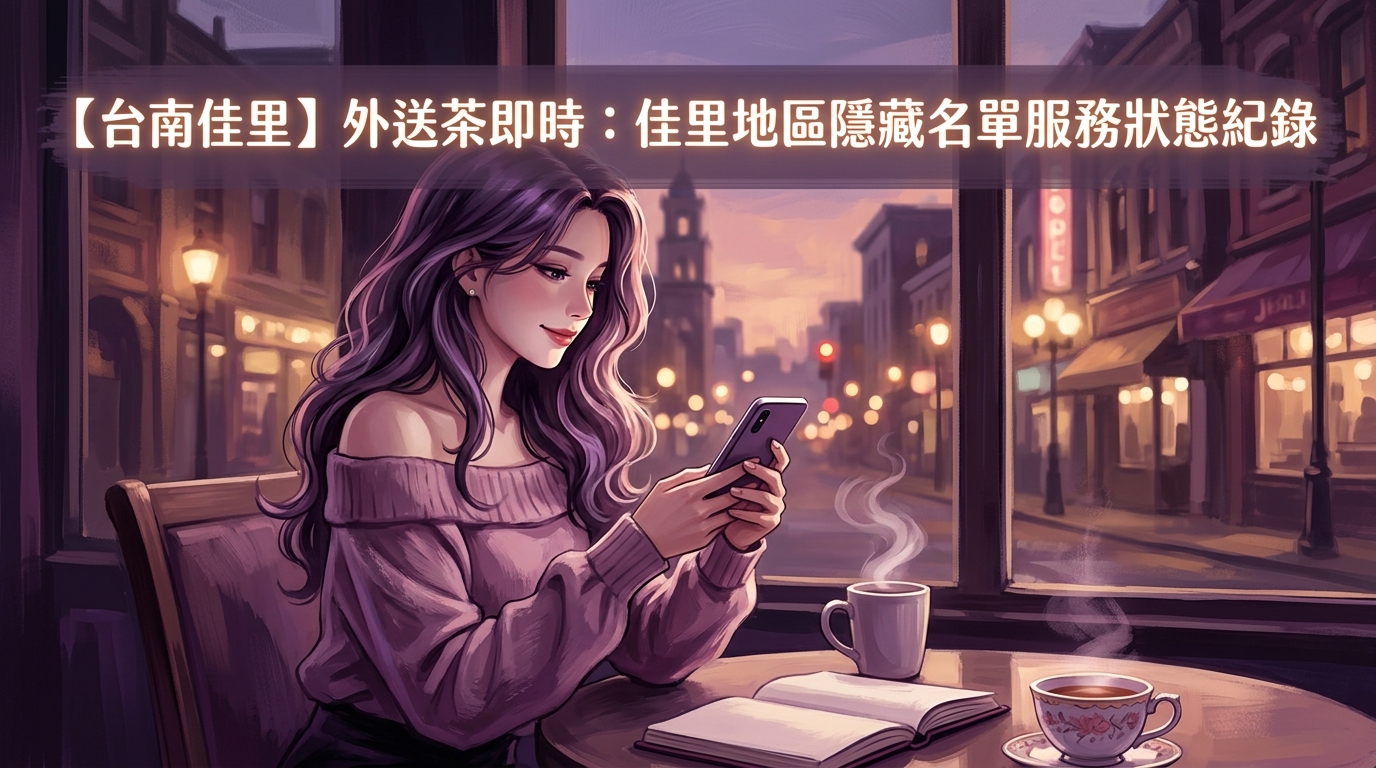 【台南佳里】外送茶即時:佳里地區隱藏名單服務狀態紀錄