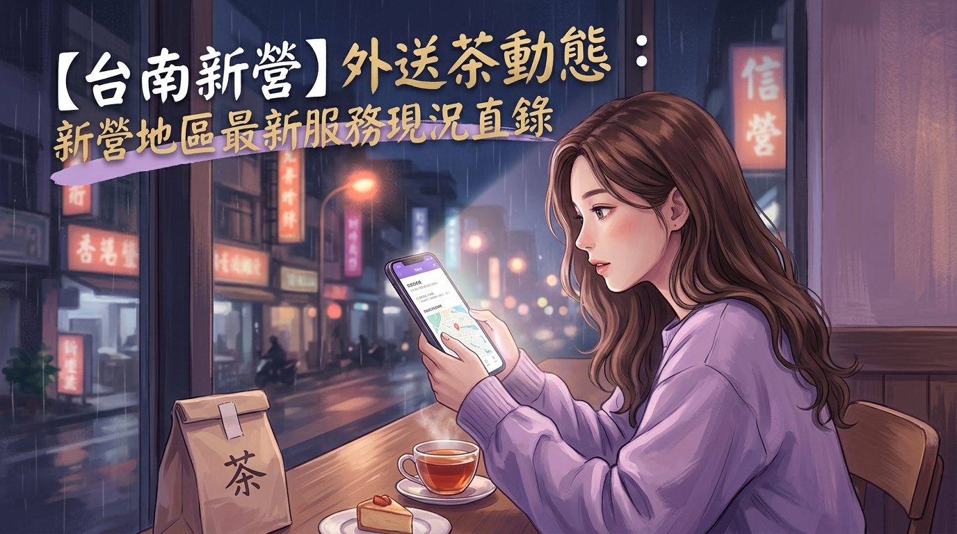 【台南新營】外送茶動態：新營地區最新服務現況直擊錄