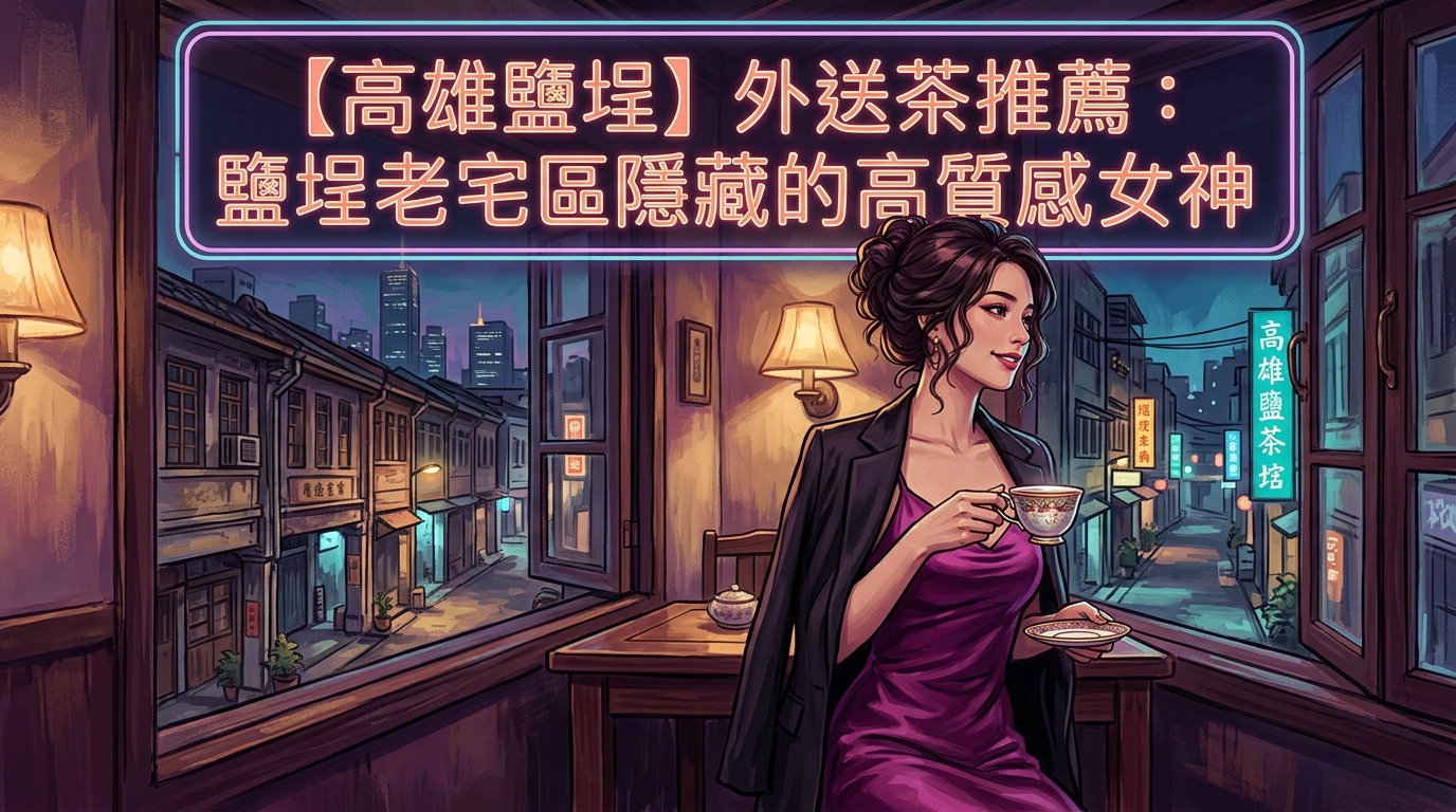 【高雄鹽埕】外送茶推薦：鹽埕老宅區隱藏的高質感女神