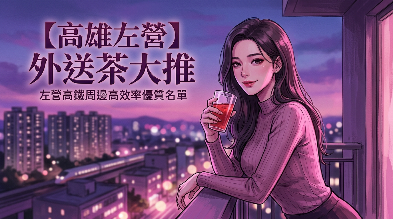 【高雄左營】外送茶大推：左營高鐵周邊高效率優質名單