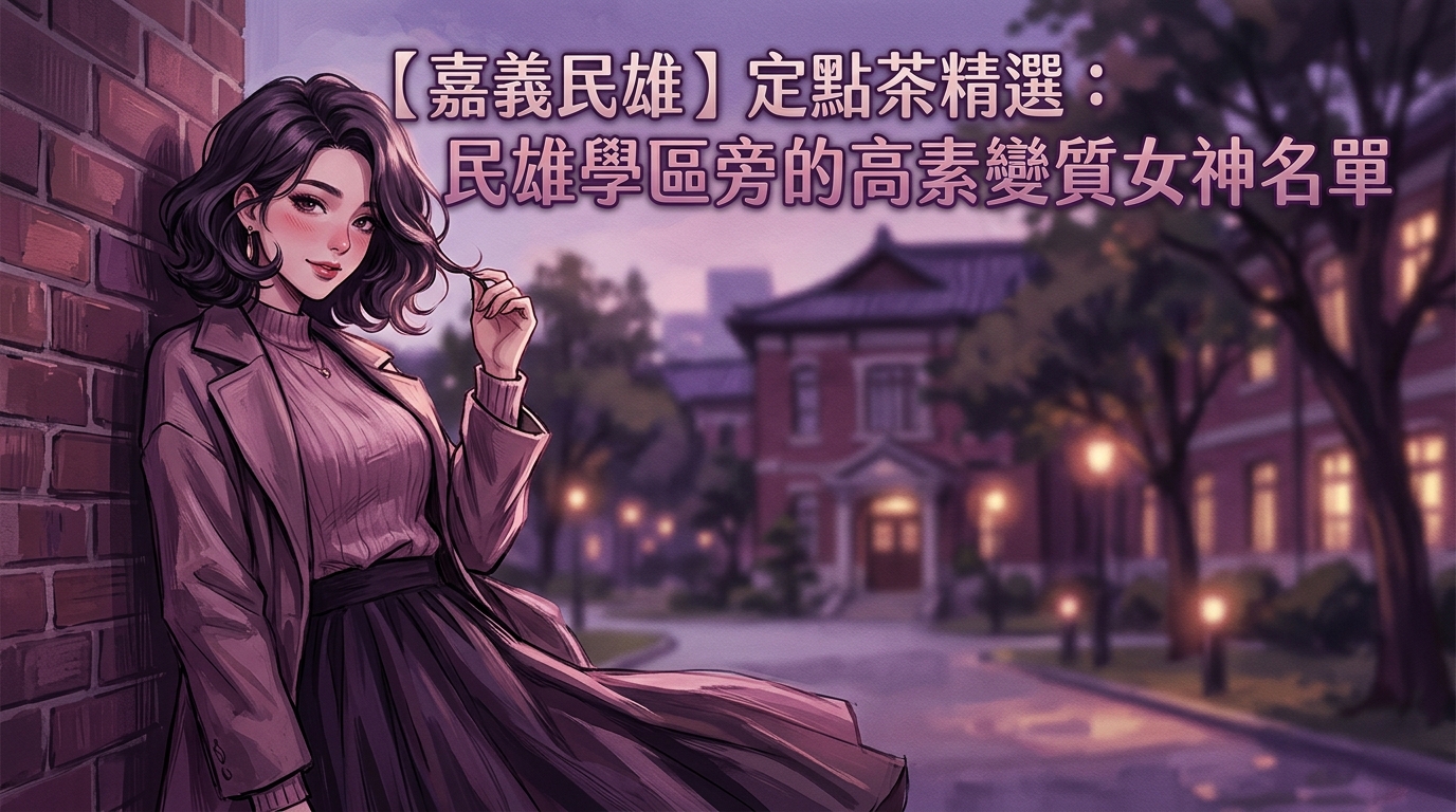 【嘉義民雄】定點茶精選：民雄學區旁的高素質女神名單