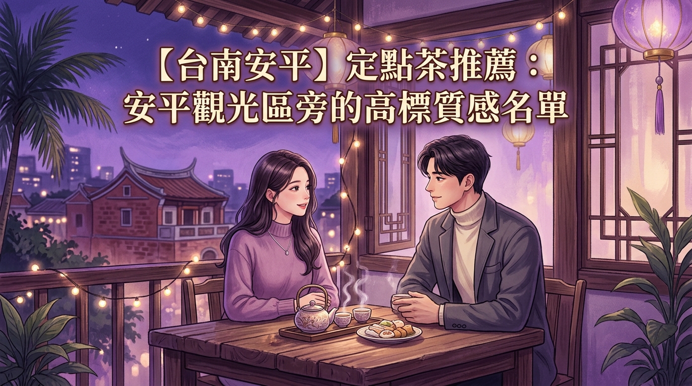 【台南安平】定點茶推薦：安平觀光區旁的高標質感名單