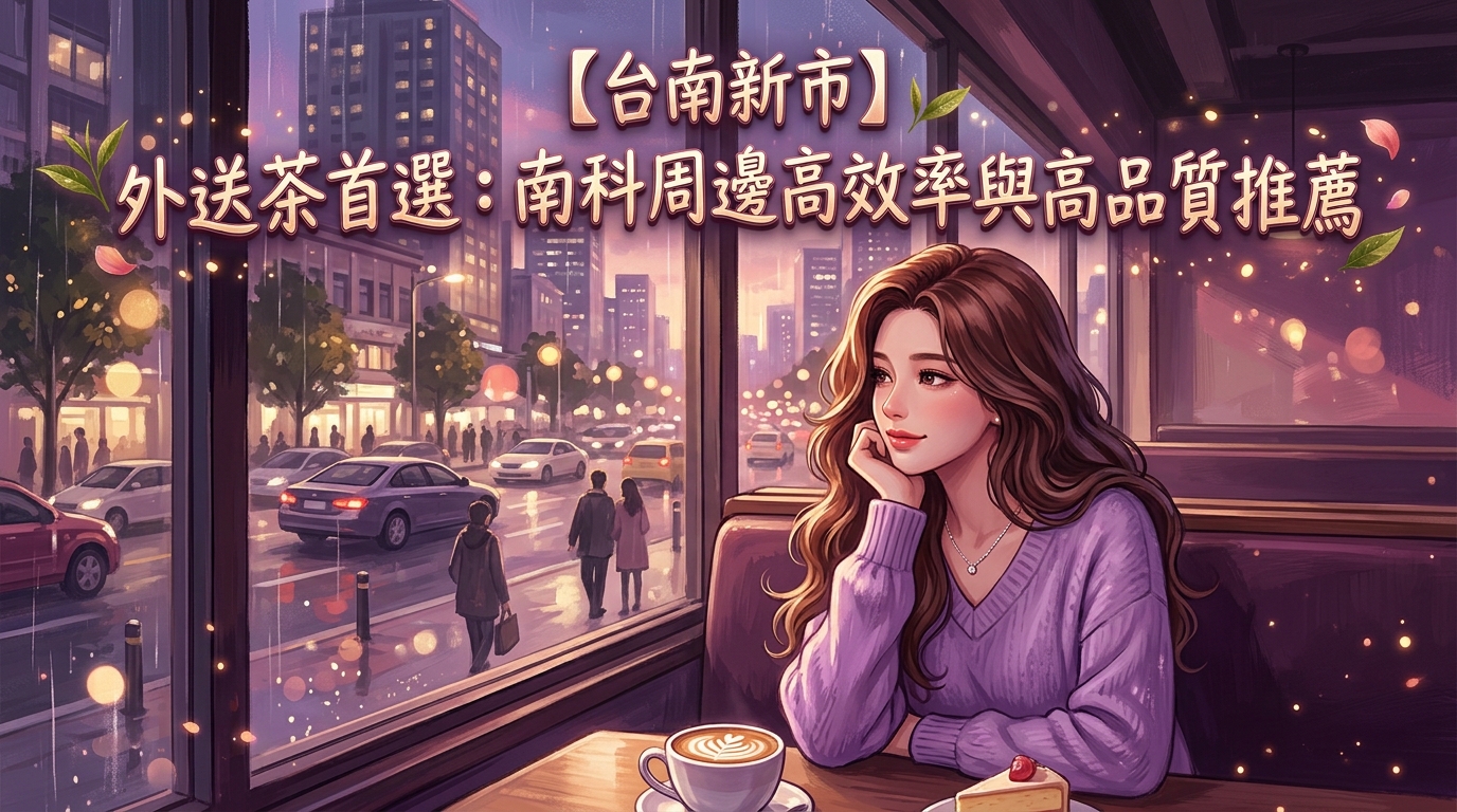 【台南新市】外送茶首選：南科周邊高效率與高品質推薦