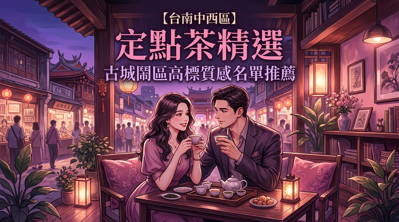 【台南中西區】定點茶精選:古城鬧區高標質感名單推薦