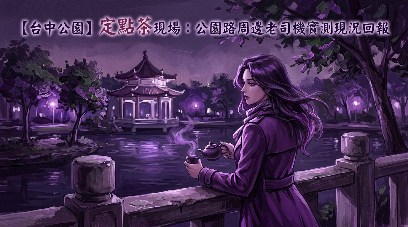 【台中公園】定點茶現場：公園路周邊老司機實測現況回報
