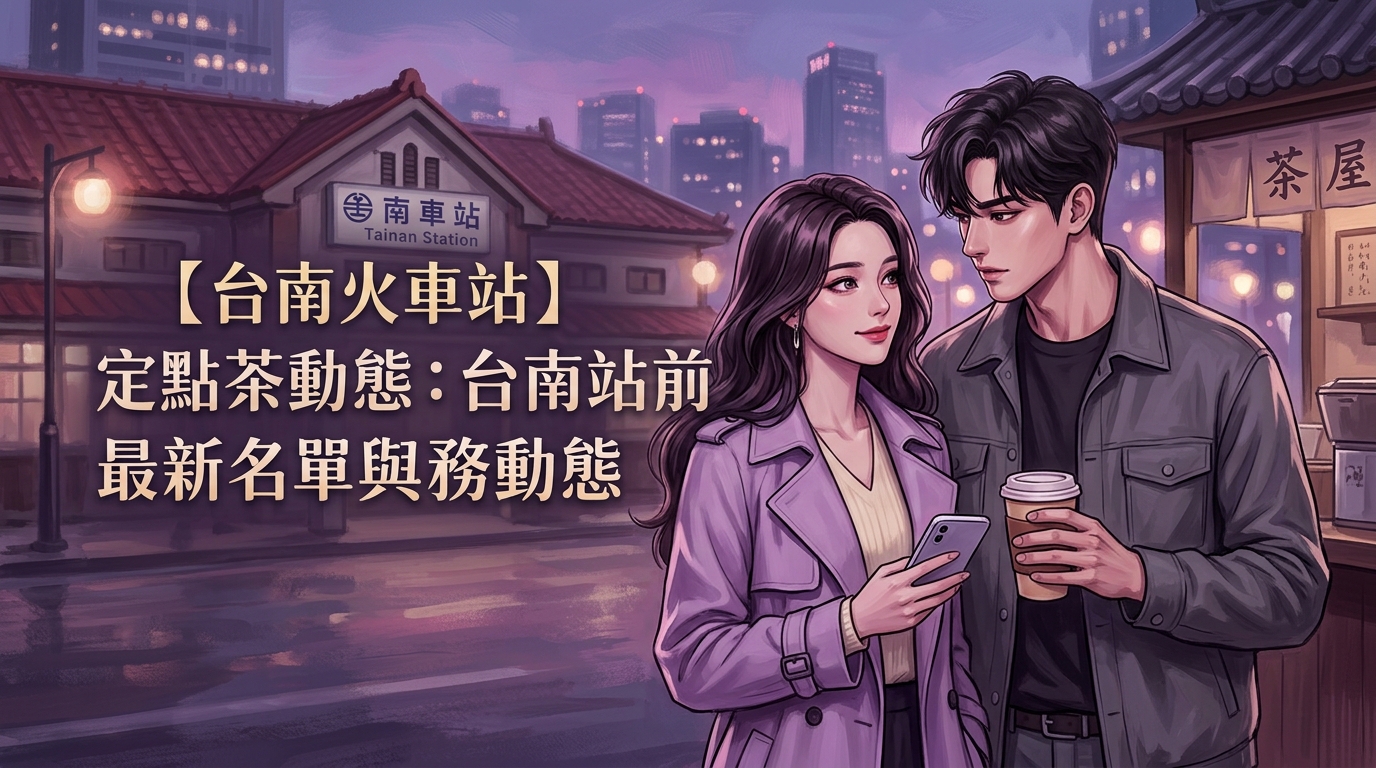 【台南火車站】定點茶動態:台南站前最新名單與服務動態