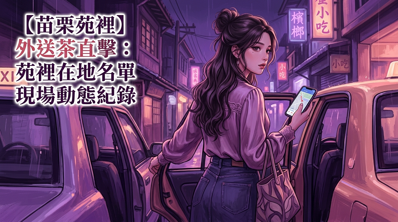【苗栗苑裡】外送茶直擊：苑裡在地名單現場動態紀錄