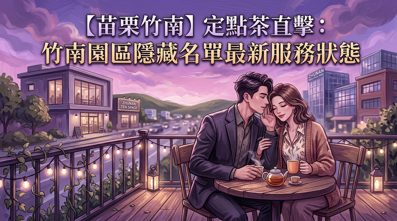 【苗栗竹南】定點茶直擊：竹南園區隱藏名單最新服務狀態
