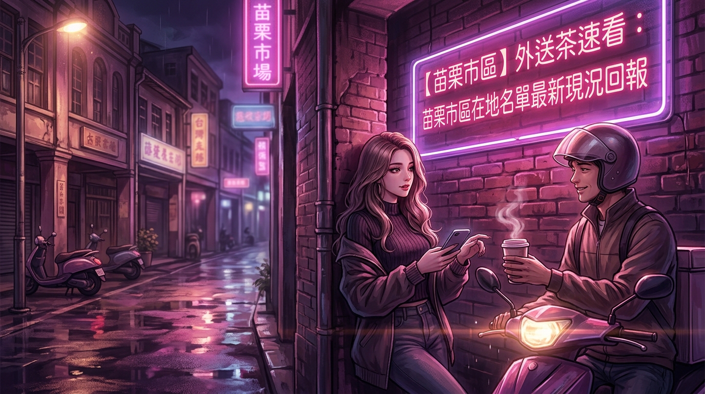 【苗栗市區】外送茶速看：苗栗市區在地名單最新現況回報