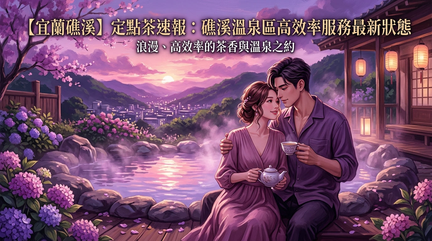 【宜蘭礁溪】定點茶速報：礁溪溫泉區高效率服務最新狀態