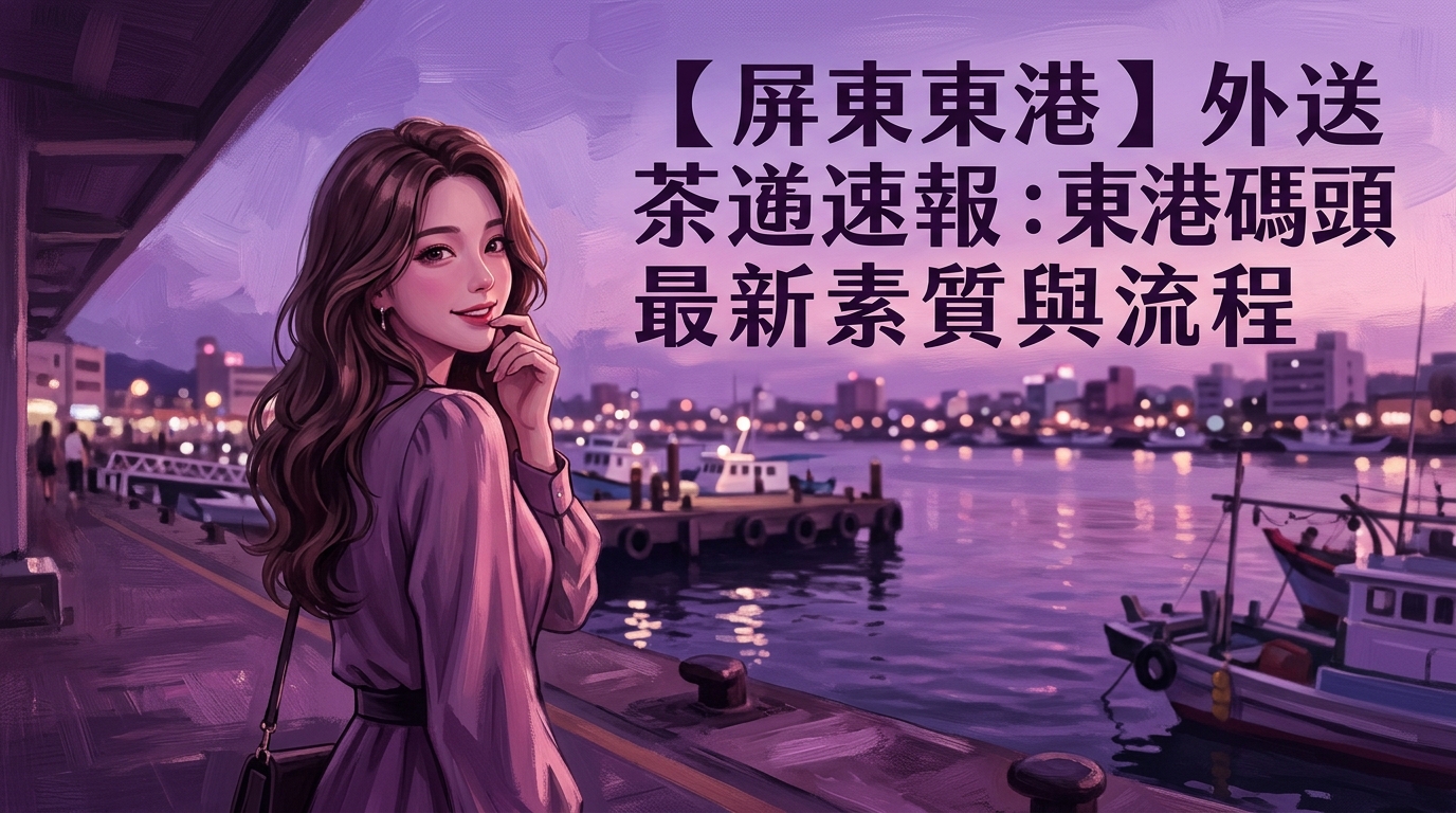 【屏東東港】外送茶速報：東港碼頭周邊最新素質與流程