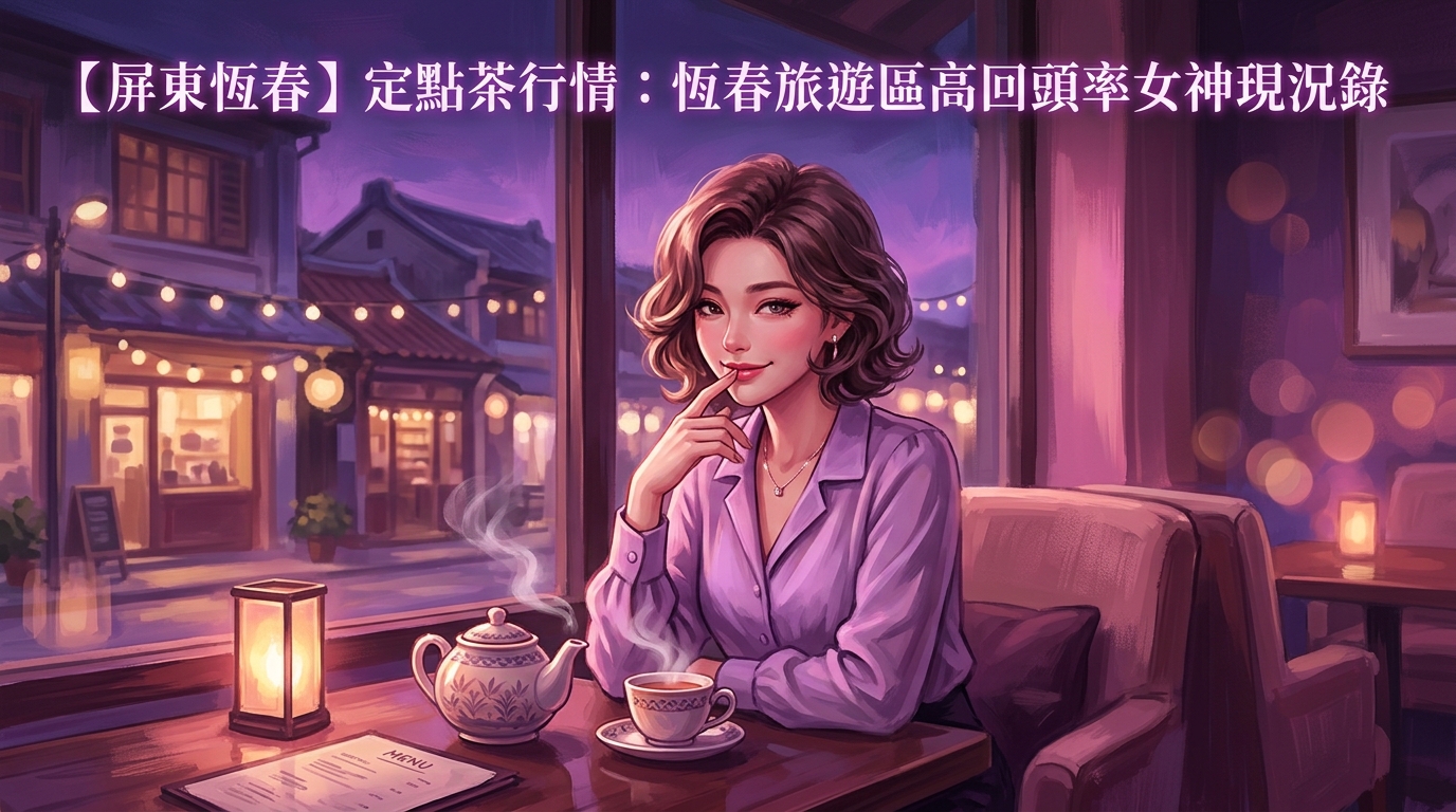 【屏東恆春】定點茶行情：恆春旅遊區高回頭率女神現況錄