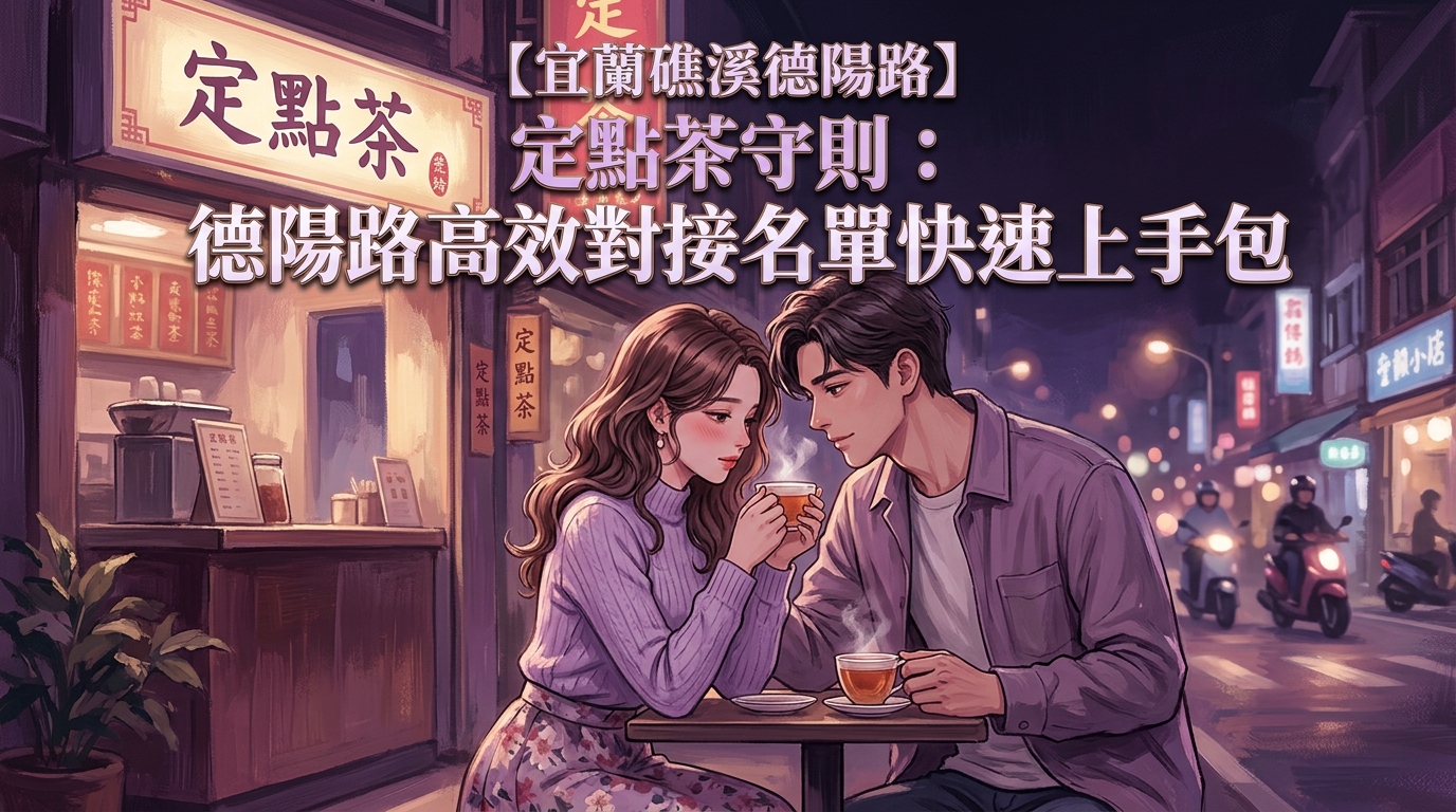 【宜蘭礁溪德陽路】定點茶守則：德陽路高效對接名單快速上手包