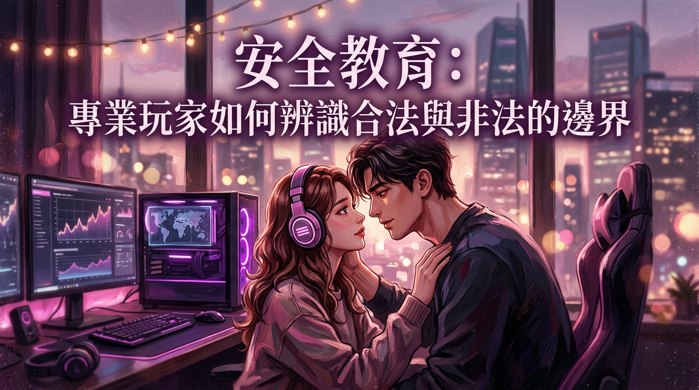 安全教育： 專業玩家如何辨識合法與非法的邊界